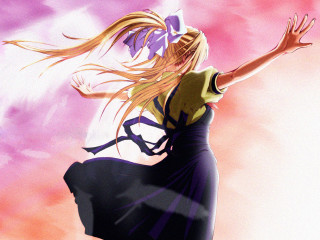 Flying woman alice prin manga - the air free wallpaper