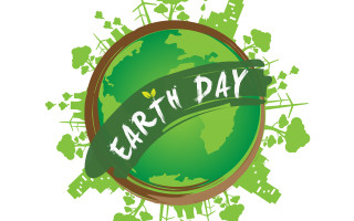 Green earth day banner green - environmental free wallpaper for desktop