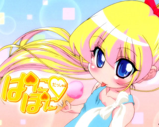 Cartoon girl ponytail bow manga - a manga drawing free wallpaper for desktop
