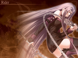 Anime gothic medusa sword purplehair - a red sky free wallpaper