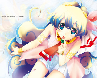 Anime girl red tie white - a red tie free wallpaper