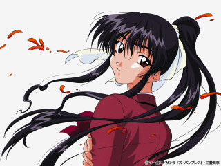 Ayako rokkaku black hair ponytail - a ponytail free wallpaper