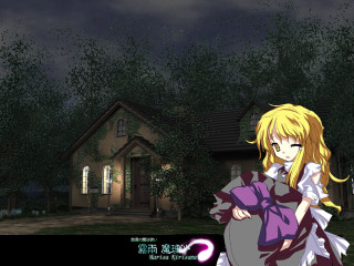 Girl dress night house creepy - a girl in a dress holding free wallpaper