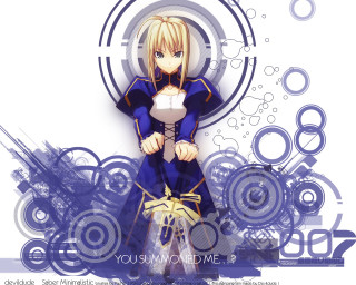 Anime blue white hat armor - a blue outfit free wallpaper for desktop