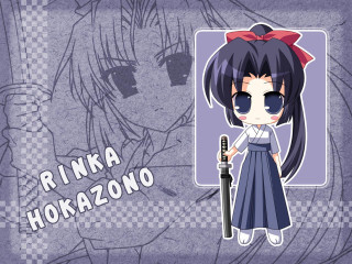 Cartoon character black hair red - a blue dress free wallpaper