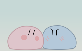 Two characters side by side - frame free wallpaper