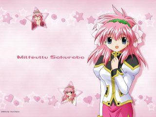 Pink haired magical girl chibi - hurufiyya free wallpaper