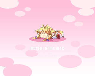Pink bubble kawaii catgirl chibi - kawaii free wallpaper for desktop