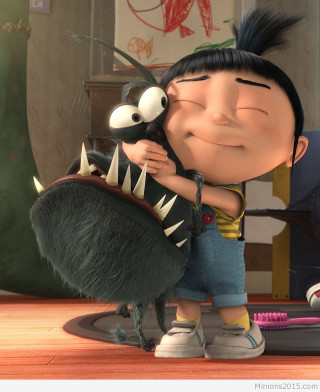 Cartoon character holding monster toothbrush - celia fiennes free wallpaper