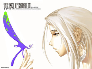 Woman purple green scissors sad - a sad face free wallpaper
