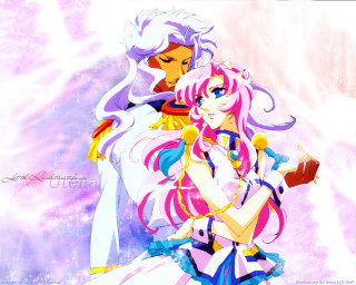Anime hugging bishounen pink purple - fabien charuau free wallpaper