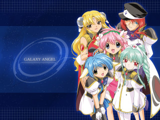 Galaxy angel anime girls space - a caption free wallpaper for desktop