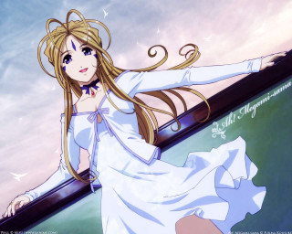 Long haired woman rail outstretched - her arm free wallpaper for desktop