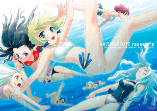 Ocean group women bikinis anime 2 - the ocean together free wallpaper for desktop