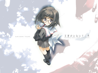 Girl school uniform gun smile - a girl in a school uniform holding free wallpaper