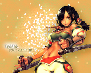 Woman sword honeycomb bubbles celshading - holding free wallpaper for desktop