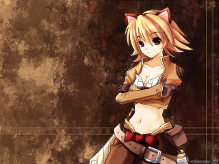 Cat steampunk portrait blonde ears - steampunk free wallpaper