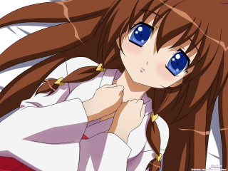 Girl brown hair blue eyes - long brown hair free wallpaper