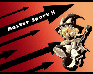 Master spark cartoon guitar alice - arrow free wallpaper for desktop