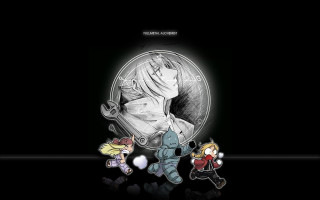 Cartoon characters group black white - final fantasy free wallpaper