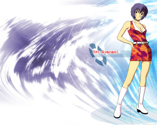 Woman bluewave redwhite sign purplehair - sign free wallpaper