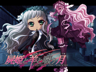 Anime white pink purple gothic - a pink dress free wallpaper for desktop