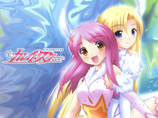 Anime girls pink hair white 2 - a white dress free wallpaper for desktop