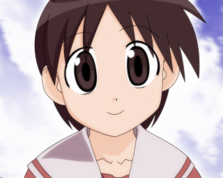 Big eyes sky clouds anime - anime art style free wallpaper