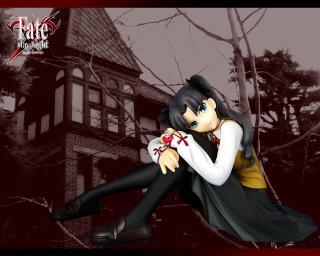 Ayako rokkaku creepy hug house - a creepy look free wallpaper for desktop