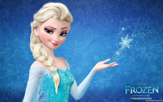 Frozen princess holding snowflake in - disney free wallpaper for desktop