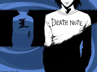 Man shirt bottle deathnote blue - a shirt free wallpaper