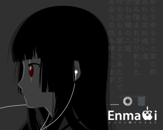 Woman red eye earphones black - a red eye free wallpaper for desktop