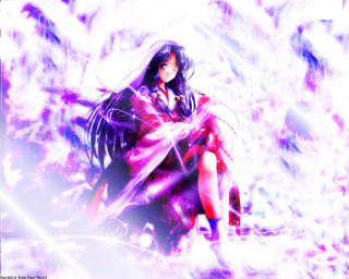 Woman red dress bench purple - a bench free wallpaper for desktop