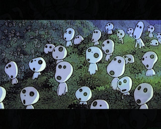 Ghosts field trees glowing nature - underground comix free wallpaper