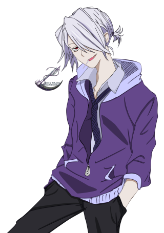 Whitehair tie crossedlegs handships lycoart - his hip free wallpaper for mobile