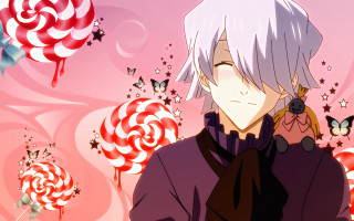 Man white hair purple outfit - carl rahl free wallpaper