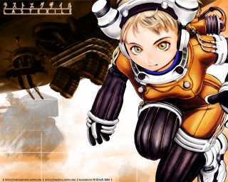 Space suit jet cartoony blonde - key art free wallpaper for desktop