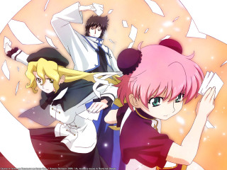 Anime group stars bubbles alice - circular free wallpaper