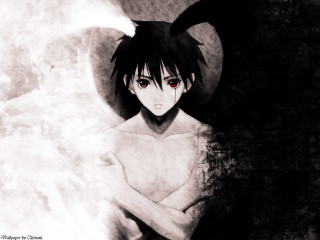 Demon gothic anime male blood - gothic art free wallpaper