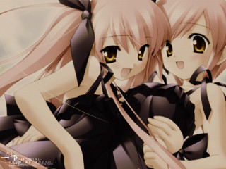 Anime girls black dresses long - black dress free wallpaper