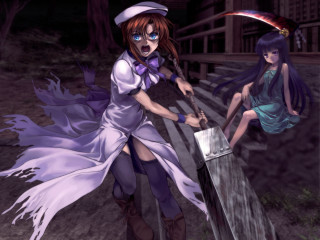 Alice prin 2girls bow hat - madhouse free wallpaper for desktop