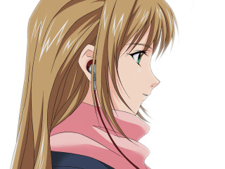 Woman long hair pink scarf - a pink scarf free wallpaper