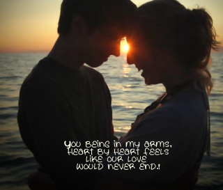 Couple sunset quote love together - cam sykes free wallpaper