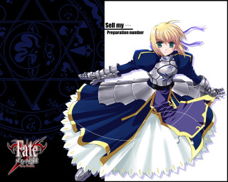 Alice princess armor sword blue - a pentagramil free wallpaper for desktop