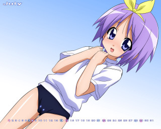 Purple hair anime girl white 3 - purple hair free wallpaper