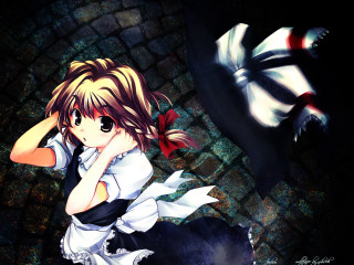 Alice prin gothic anime girl - black skirt free wallpaper for desktop