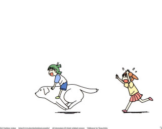 Cartoon girls horse running yayoi - a horse free wallpaper for desktop