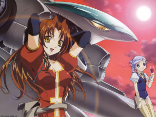 Girl red dress plane yellow 2 - a yellow dress free wallpaper