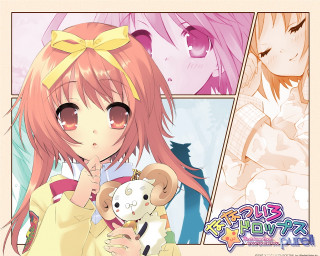 Pink hair girl teddy bear - pink hair holding free wallpaper