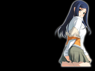 Woman blackhair white shirt blush - long black hair free wallpaper for desktop